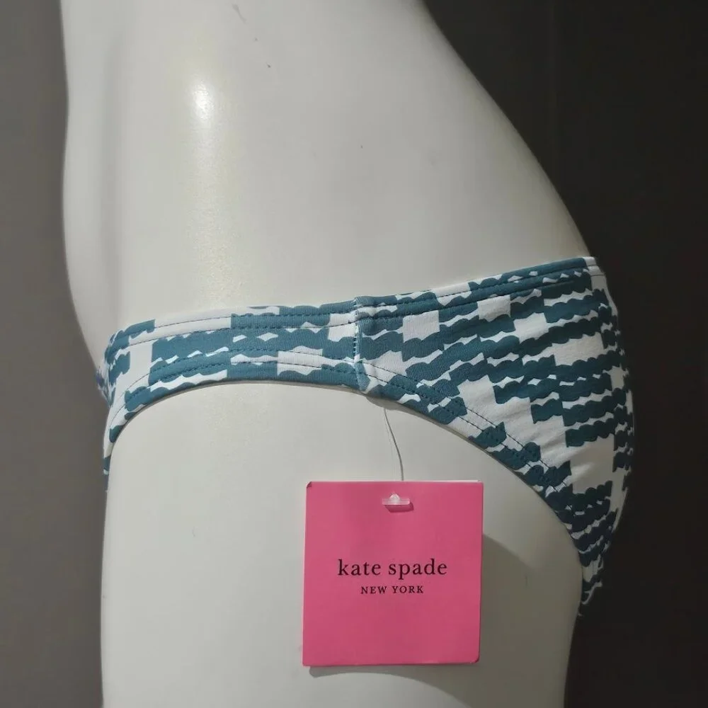 Kate Spade Zigzag Weave Classic Bikini Bottom - Picture 3 of 9